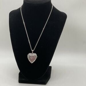 Brighton Sweet Memory Silver Plated Heart Locket Necklace